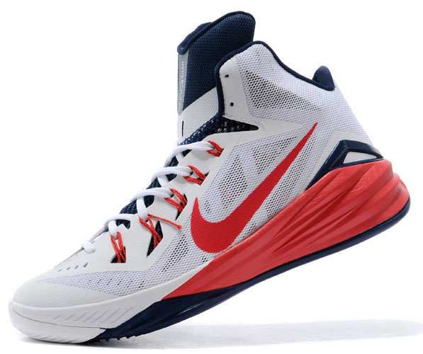 Nike Hyperdunk 2014 White Blue Red Usa